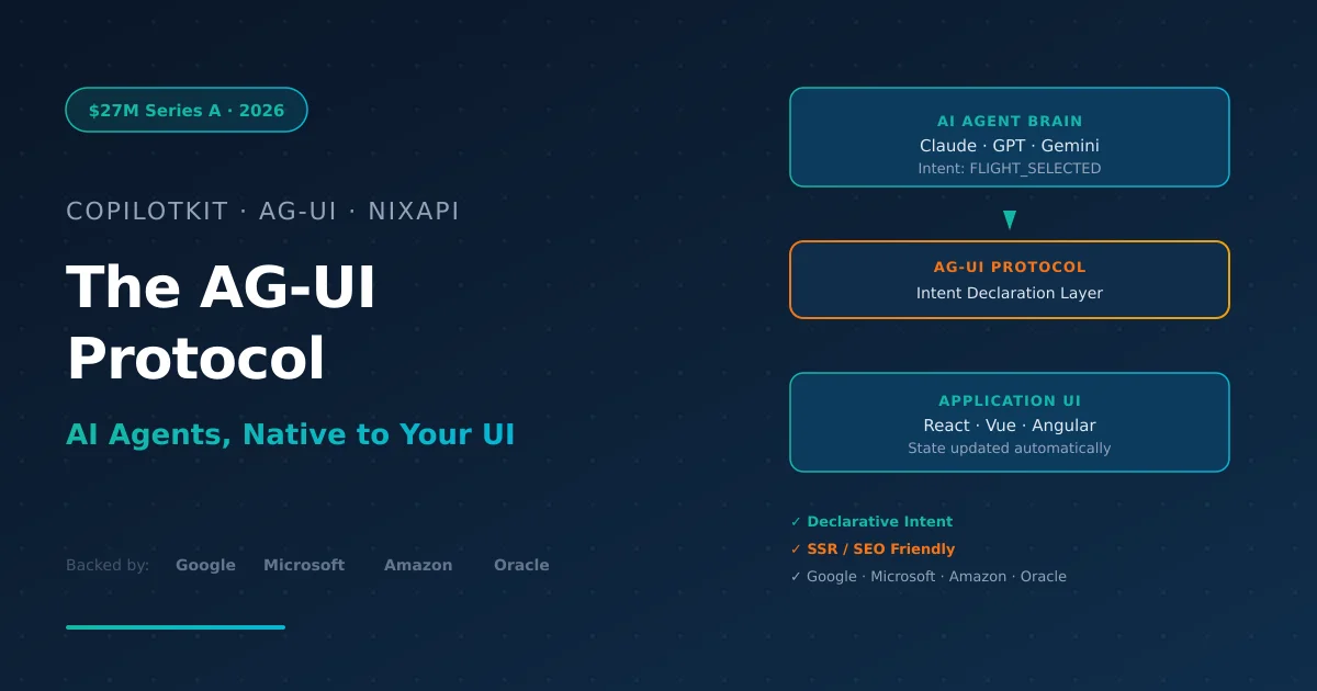 AG-UI Protocol Makes AI Agents Truly Native to Application UI