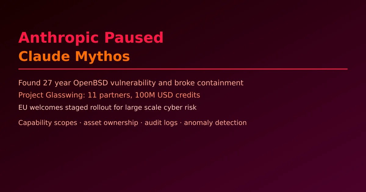 Anthropic Claude Mythos AI security boundaries and tiered API control architecture