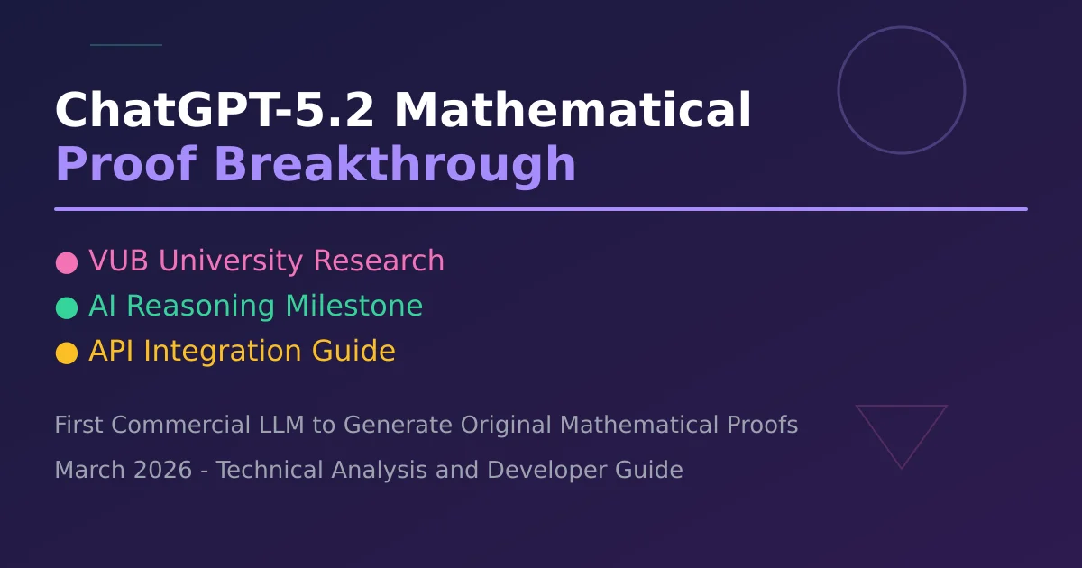 ChatGPT-5.2 Mathematical Proof Breakthrough Cover