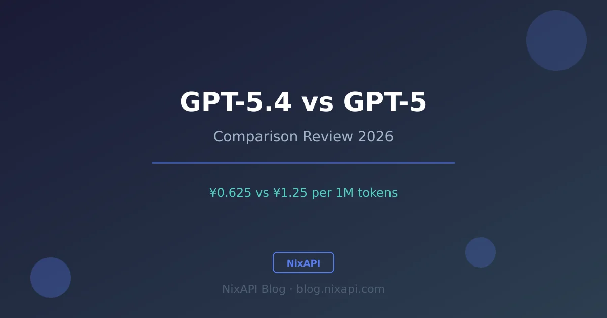 GPT-5.4 vs GPT-5 Comparison Review