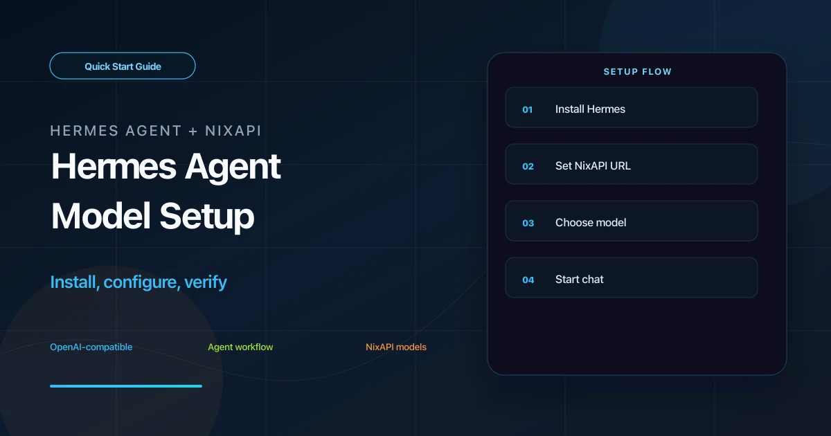 Hermes Agent third-party API quick-start cover