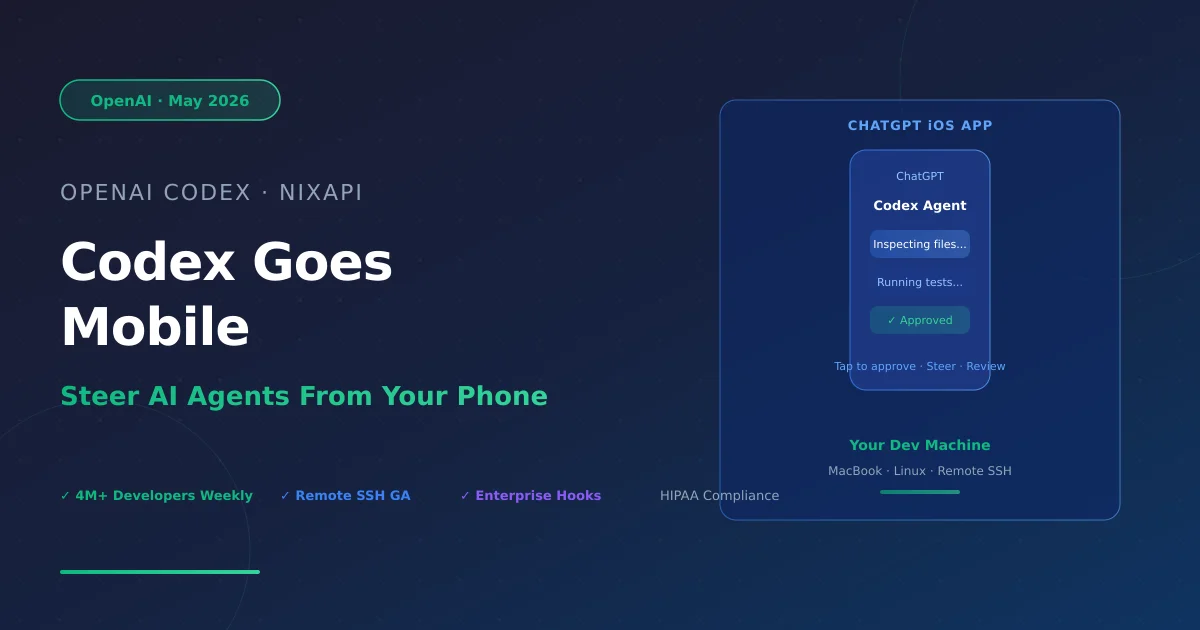 OpenAI Codex Goes Mobile Steer AI Coding Agents From Your Phone