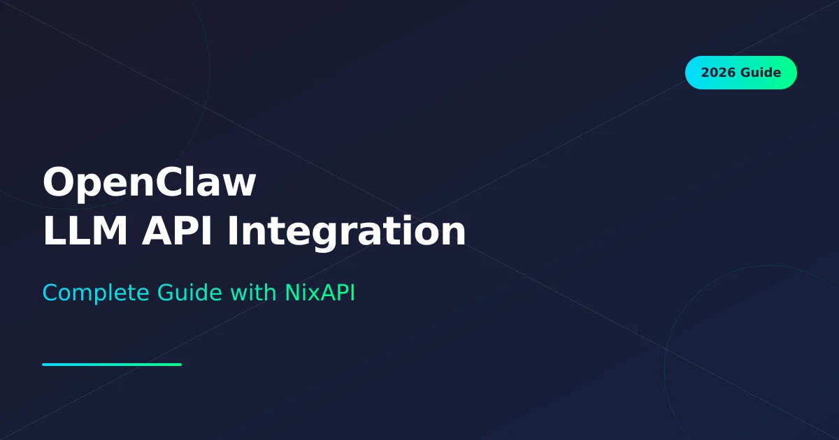 OpenClaw Third-Party LLM API Integration Guide